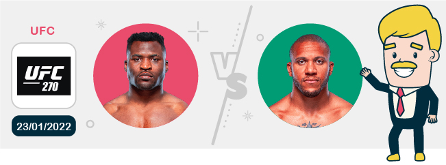 pronostic Francis Ngannou Ciryl Gane UFC 23 janvier 2022